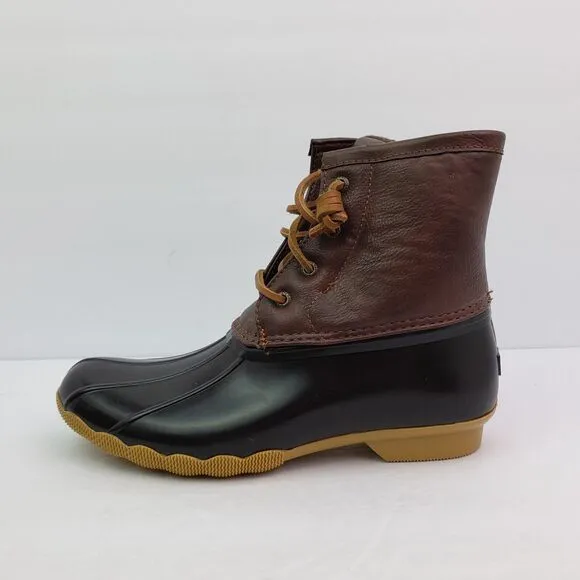 Sperry Top Sider Saltwater Toddler Size 12 Brown Leather Waterproof Duck Boot
