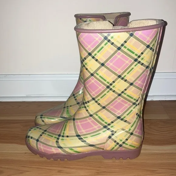 𝅺SPERRY Top Sider Women's 8 Waterproof Rubber Rain Boots