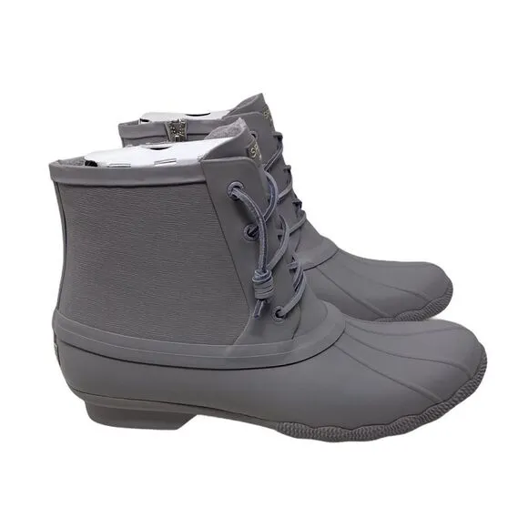 Sperry Women’s 11 Saltwater Flooded Lavender Duck Rain Boots STS83224 Snow
