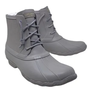 Sperry Women’s 11 Saltwater Flooded Lavender Duck Rain Boots STS83224 Snow
