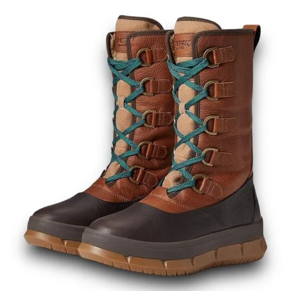 Sperry Womens Kittery Wool Shearling Lined Leather Winter Snow Boots Size 7.5 US