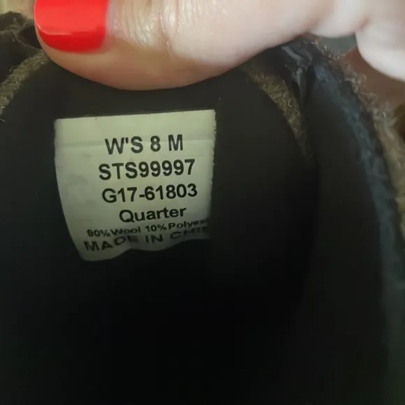 Sperry wool Saltwater duck boots
