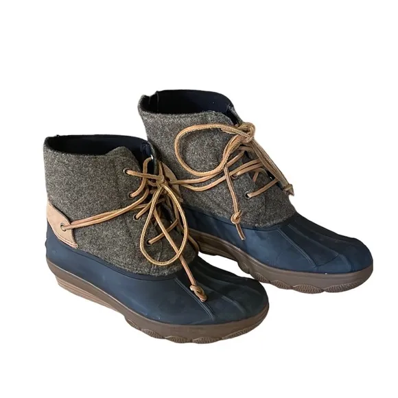 Sperry wool Saltwater duck boots