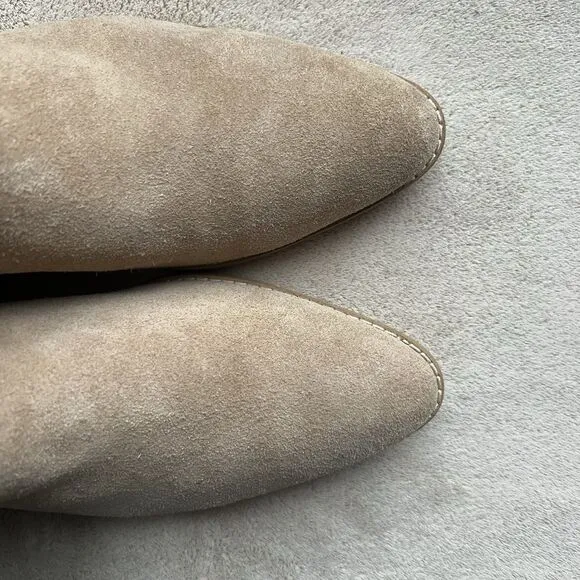 Splendid Claudia Tan Suede Slouchy Ankle Boots Women 7.5M Boho Hippie Casual