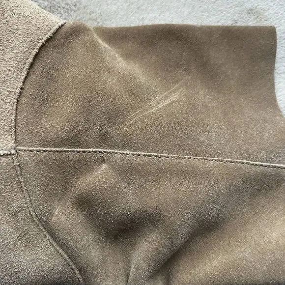 Splendid Claudia Tan Suede Slouchy Ankle Boots Women 7.5M Boho Hippie Casual