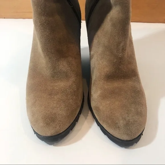 Splendid Suede Wedge Heeled Boots