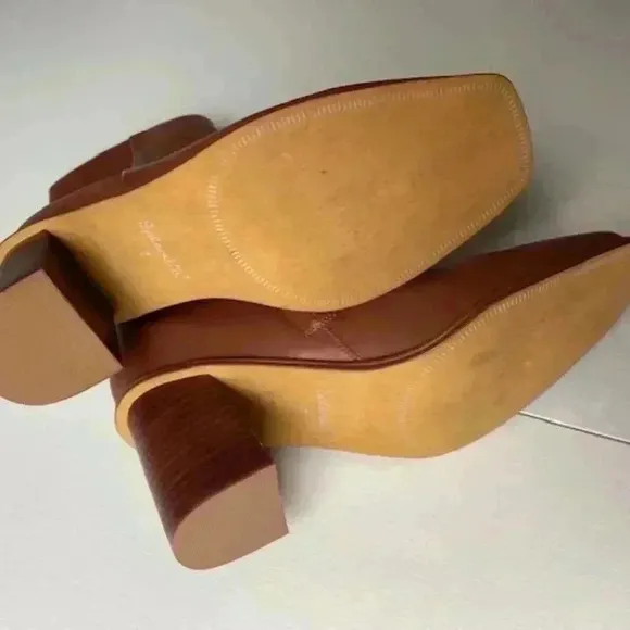 Splendid Vale Ankle Boots Acorn Square Toe Size 7M