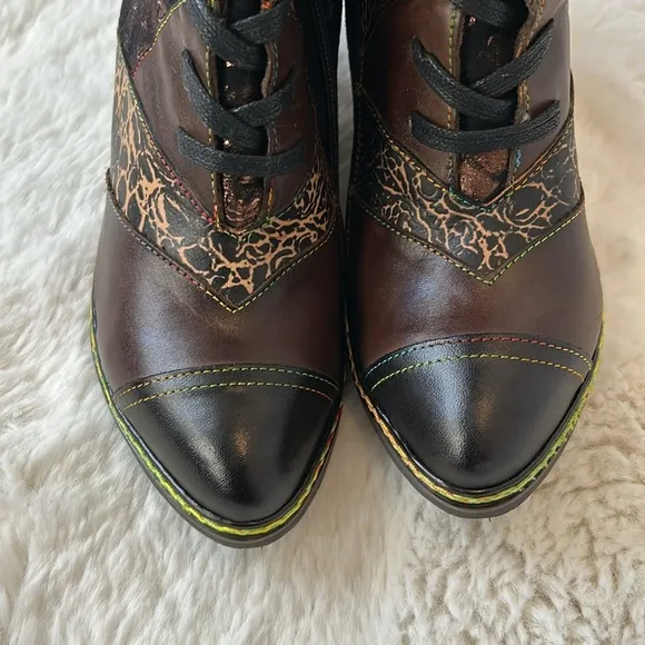Spring Step L’Artiste  Malagie-Croco Boots Black