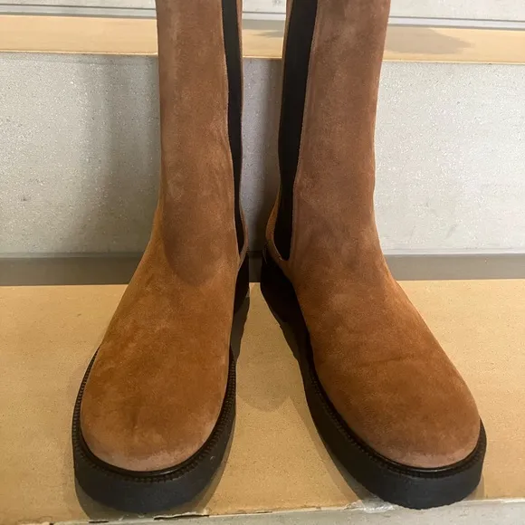 Staud Palomino boots brown suede 39