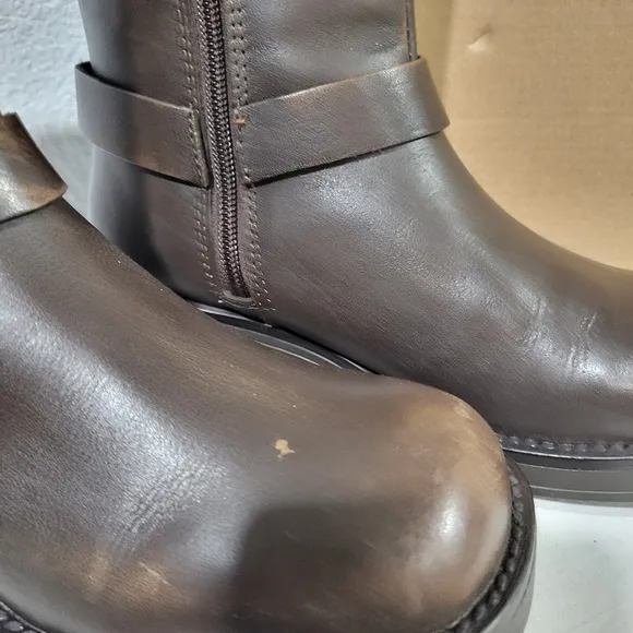 Steve Madden ANVIL Boots,  - Cowboy/Biker boots - brown. NIB. SZ 6