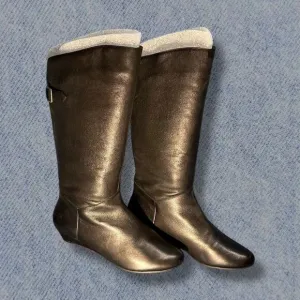 Steve Madden INCCA Women’s Black Leather High Riding Boots Size: 9.5M