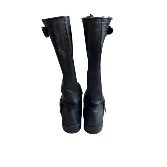 Steve Madden - Knee-High Leather Riding Casual Boots Sz 8