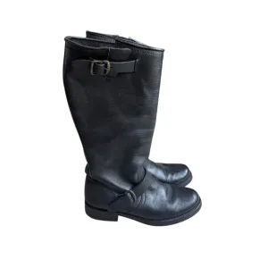 Steve Madden - Knee-High Leather Riding Casual Boots Sz 8