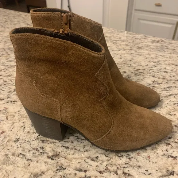 Steve Madden Womens Rooney Western Suede Boots Size 5.5