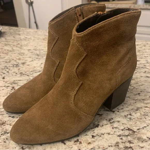Steve Madden Womens Rooney Western Suede Boots Size 5.5
