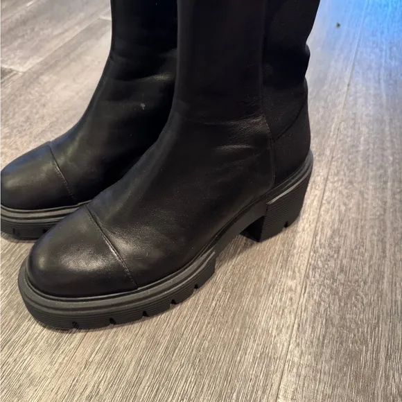 Stuart Weitzman Boots - Like new- 8 - black leather