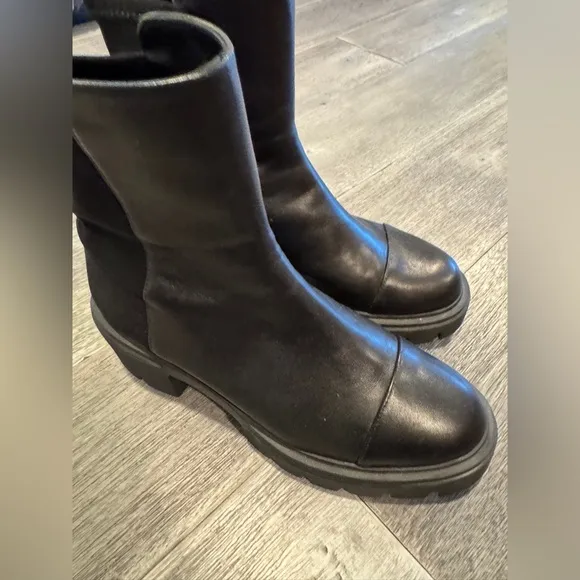 Stuart Weitzman Boots - Like new- 8 - black leather