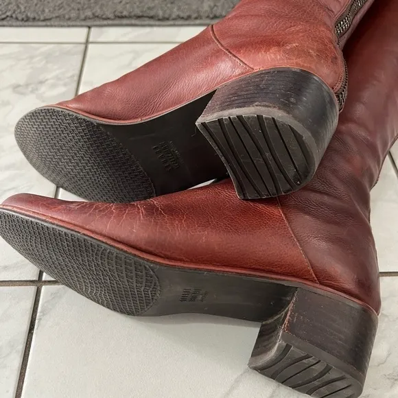Stuart Weitzman leather riding boots 7