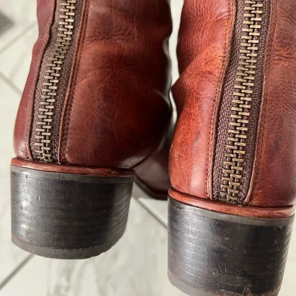 Stuart Weitzman leather riding boots 7