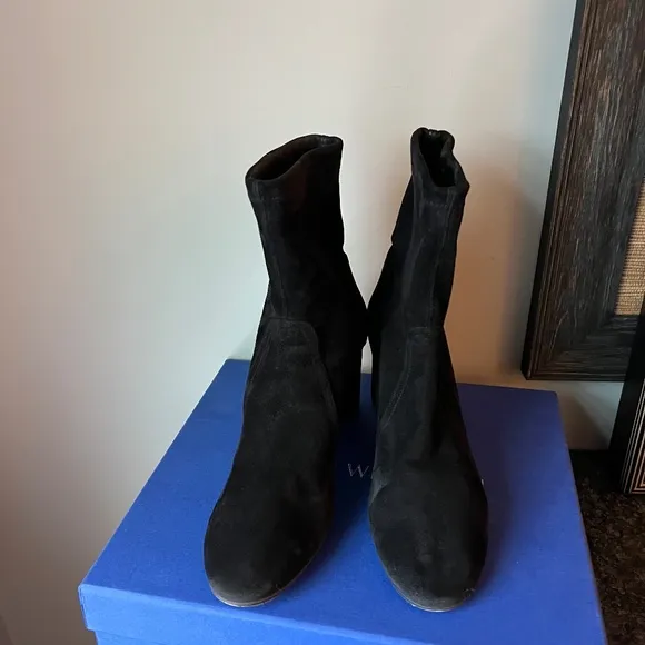 Stuart Weitzman Margot 75 Boots Black size 8M