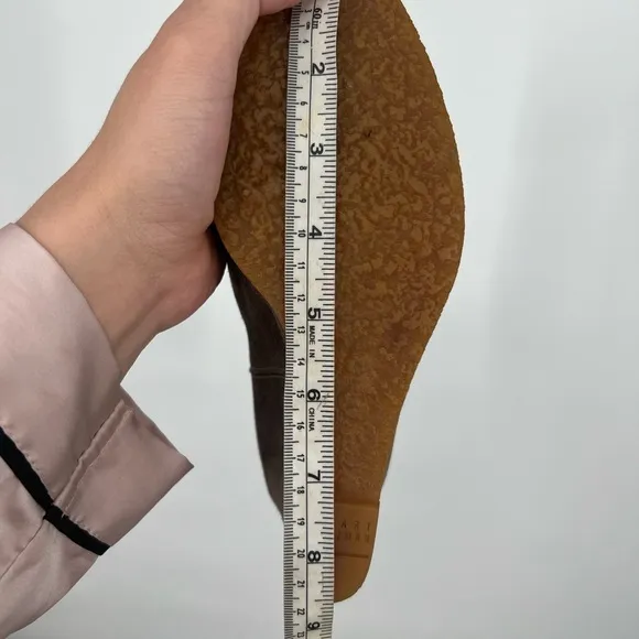 Stuart Weitzman Seal Grey Suede Bootscout Wedge Heel Ankle Boots