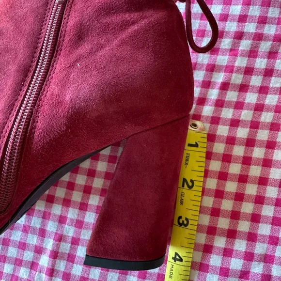Stuart Weitzman Suede bordeaux boots