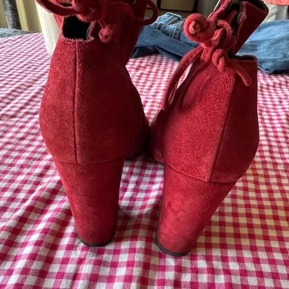 Stuart Weitzman Suede bordeaux boots