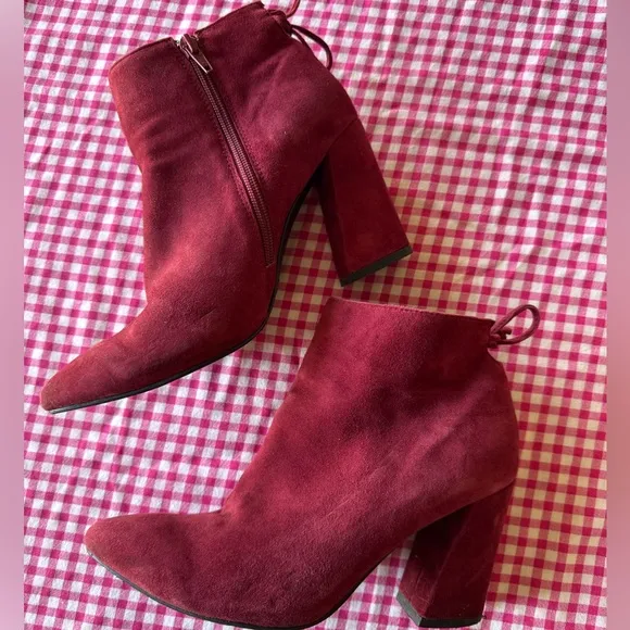Stuart Weitzman Suede bordeaux boots