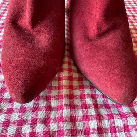 Stuart Weitzman Suede bordeaux boots