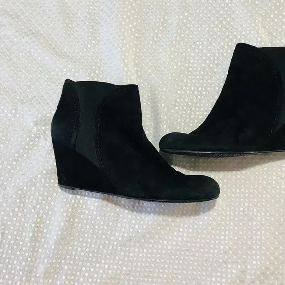 Stuart weitzman suede wedges boots