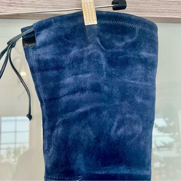 Stuart Weitzman Tieland Blue Over-the-Knee Boots