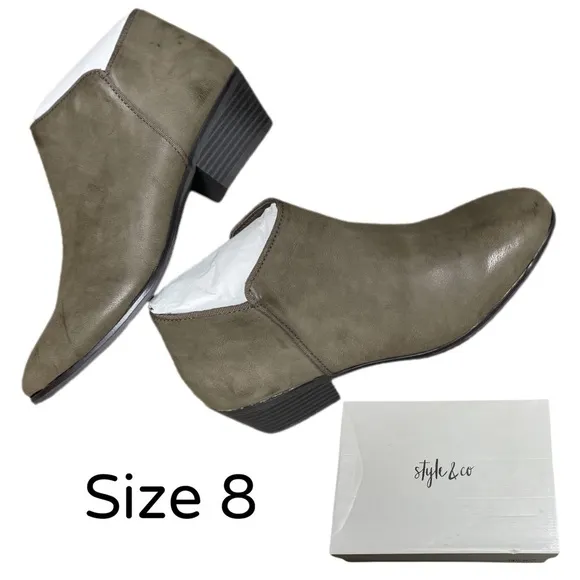 Style &amp; Co - Wileyy Ankle Booties - Size 8 - NIB