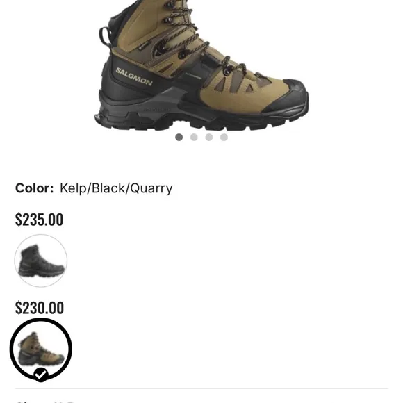 SUPERSALE! 💰💰💰Salomon Men's Hiking Boots - Brown and Black
