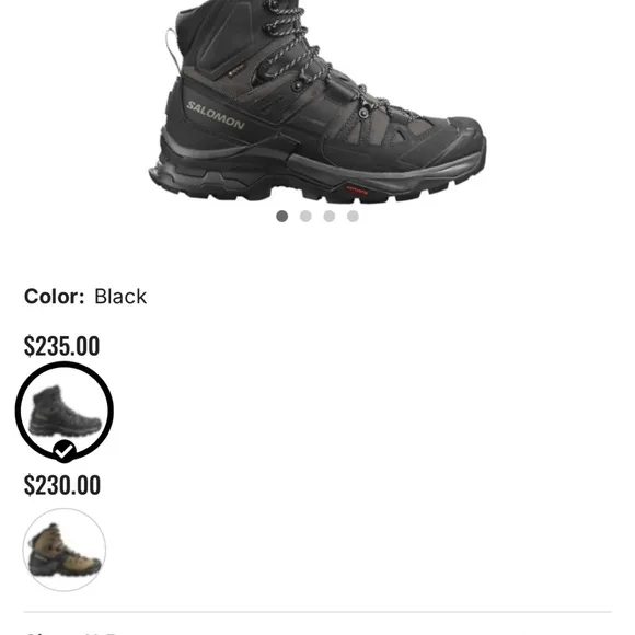 SUPERSALE! 💰💰💰Salomon Men's Hiking Boots - Brown and Black