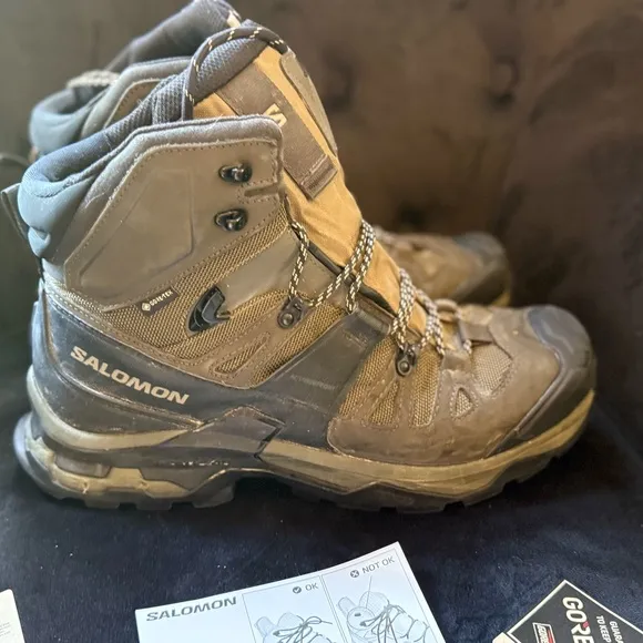 SUPERSALE! 💰💰💰Salomon Men's Hiking Boots - Brown and Black