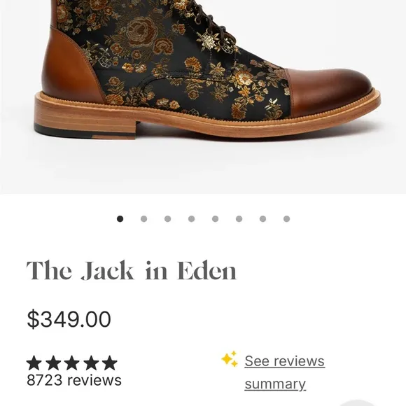 Taft Black and Brown Boots Classic Ankle-High Design