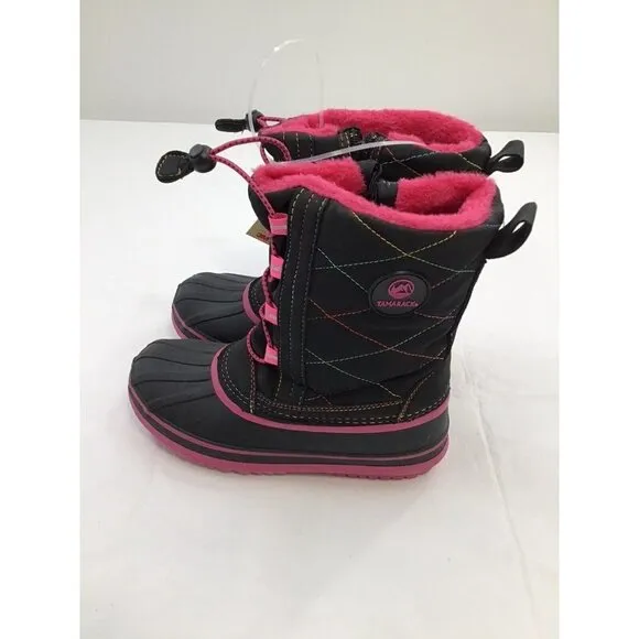 Tamarack Girls Size 13 Ice Breaker Snow Boots 3M Thinsulate Pink Black Warm
