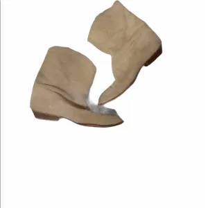 Tan Suede Leather Mexican Boots Size 8