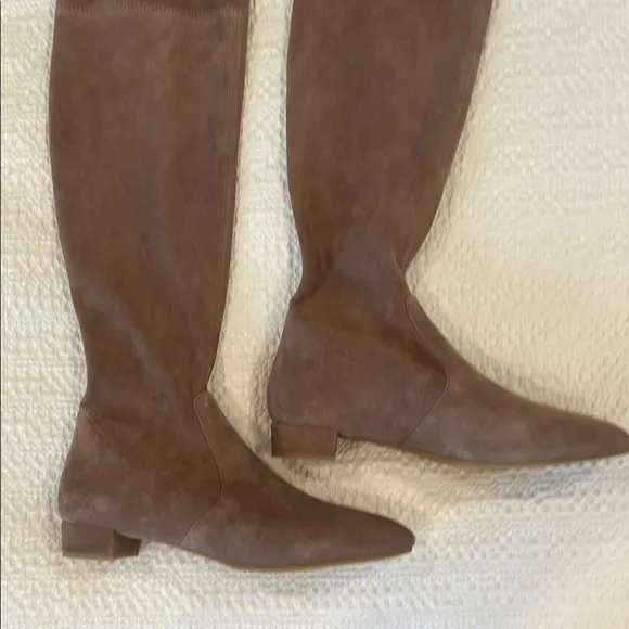Taupe Brown Over-the-Knee Stuart Weitzman Women's Boots