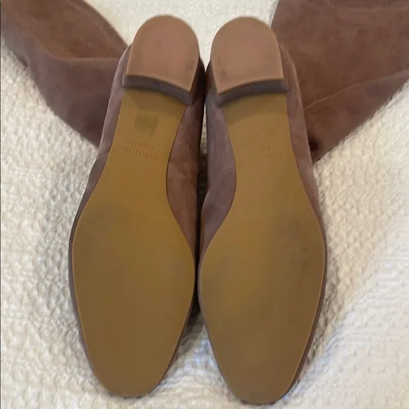 Taupe Brown Over-the-Knee Stuart Weitzman Women's Boots