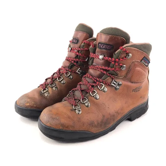 Tecnica Seneca Dry Brown Leather Trekking Hiking Boots 7