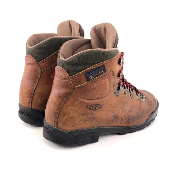 Tecnica Seneca Dry Brown Leather Trekking Hiking Boots 7