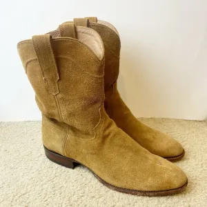 Tecovas Suede Shane Cowboy Boots Size 13