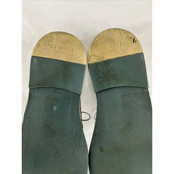 Ted Baker Chock Cream Suede Chukka Boots Mens Size 9 Preppy Fall