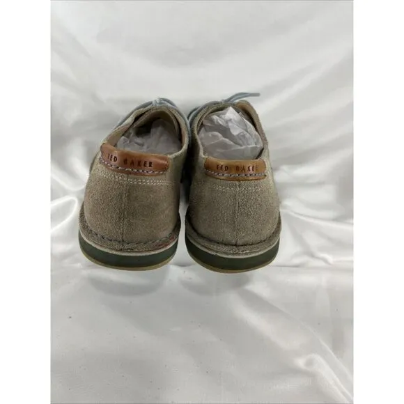 Ted Baker Chock Cream Suede Chukka Boots Mens Size 9 Preppy Fall