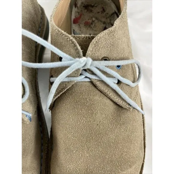 Ted Baker Chock Cream Suede Chukka Boots Mens Size 9 Preppy Fall