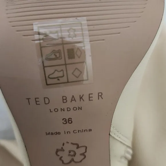 Ted Baker London Women's Liya Natural Ankle Leather Boots Sz 36