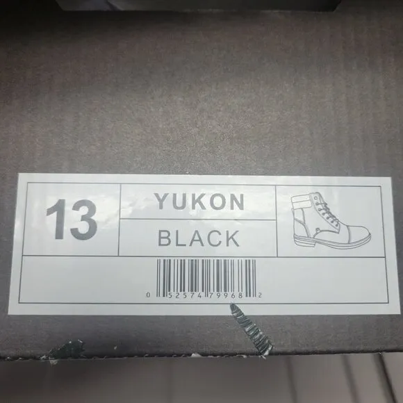TERRITORY Ankle Boots Yukon Men's. New In Box $120. Genuine Leather. Size 13