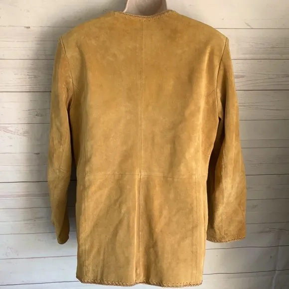 Terry Lewis Luxuries M Genuine Suede Tan Jacket