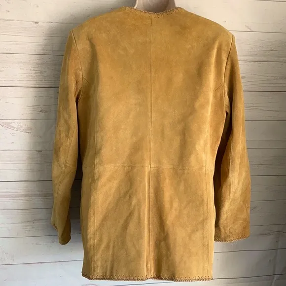 Terry Lewis Luxuries M Genuine Suede Tan Jacket